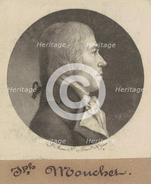 Joseph Mouchet, 1798. Creator: Charles Balthazar Julien Févret de Saint-Mémin.