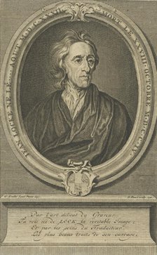 Portrait of the physician and philosopher John Locke (1632-1704), 1721. Creator: Picart, Bernard (1673-1733).