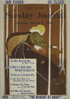 New York Sunday journal. Sunday, March 8th, 1896, c1893 - 1897. Creator: Unknown.