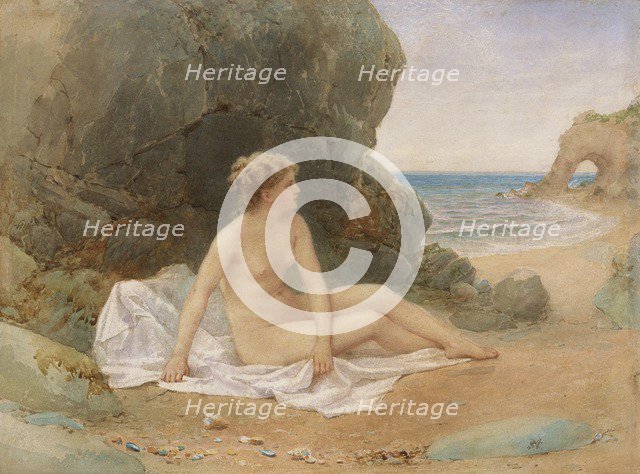 'The bather', c1890. Artist: Samuel McCloy
