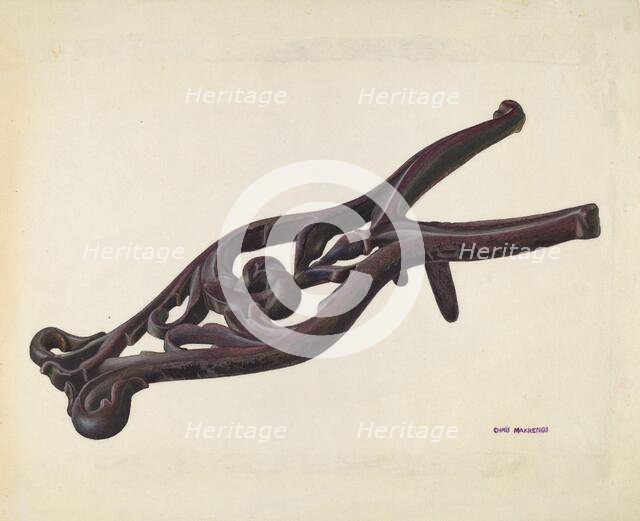 Bootjack, c. 1939. Creator: Chris Makrenos.