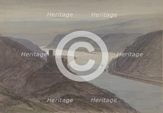 Design for a Stage Set at the Opéra, Paris, 1830-90. Creator: Eugene Ciceri.