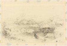 Pond with Water Lilies, 1883/89. Creator: Jabez Bligh.