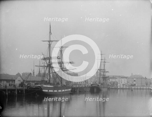 Town Jetty, City of Southampton, 1878. Creator: Henry Taunt.