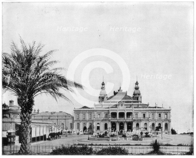 Casino, Monte Carlo, late 19th century.Artist: John L Stoddard
