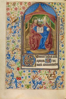 The Trinity; Book of Hours, about 1466-1470. Creator: Master of Jacques of Luxembourg.