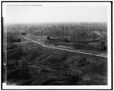 Panorama of the battlefield, Vicksburg, Miss., between 1910 and 1920. Creator: Unknown.