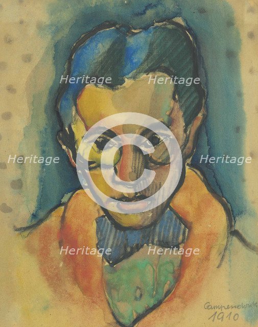 Portrait of Heinrich Campendonk (1889-1957), 1910.