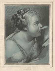 Tête de Putiphar (Head of Potiphar's Wife), 1773. Creator: Louis Marin Bonnet.