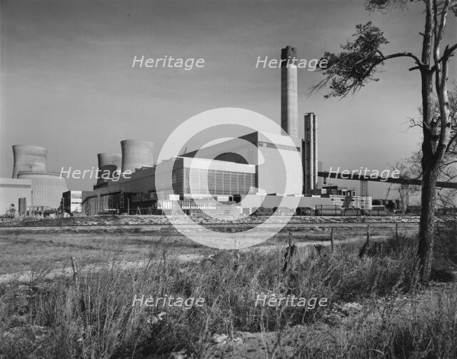 Eggborough Power Station, A19, Eggborough, Selby, North Yorkshire, 30/11/1965. Creator: John Laing plc.