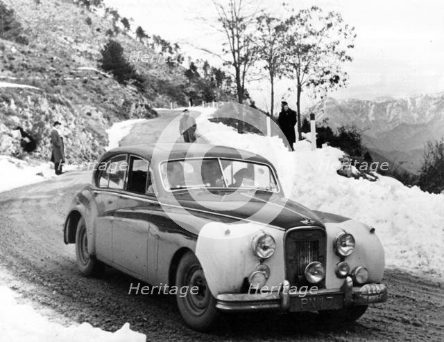 Jaguar MKVII 1953 Monte Carlo Rally. Creator: Unknown.