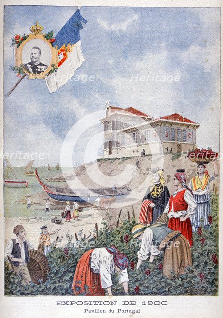 The Portuguese pavilion at the Universal Exhibition of 1900, Paris, 1900. Artist: Unknown
