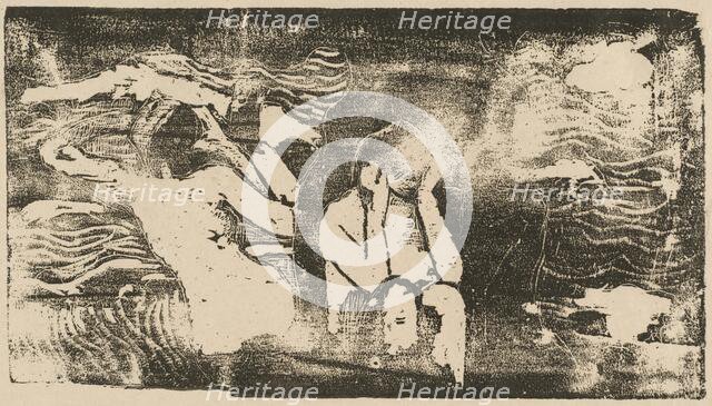 At the Black Rocks (Aux roches noires), in or after 1895. Creator: Paul Gauguin.