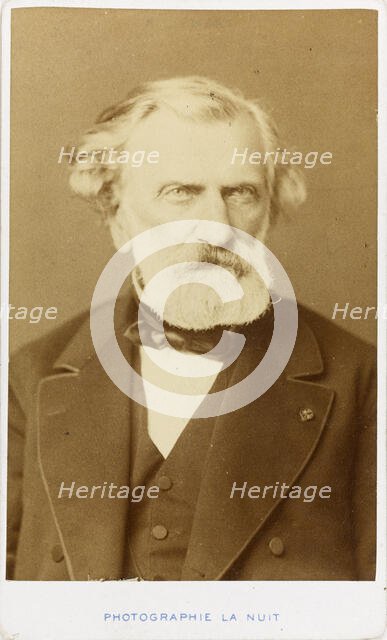 Portrait of the composer Ambroise Thomas (1811-1896). Creator: Liébert, Alphonse (1827-1913).