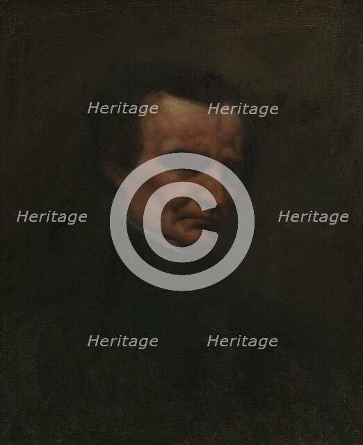 The Composer Hector Berlioz, probably 1850. Creator: Gustave Courbet.