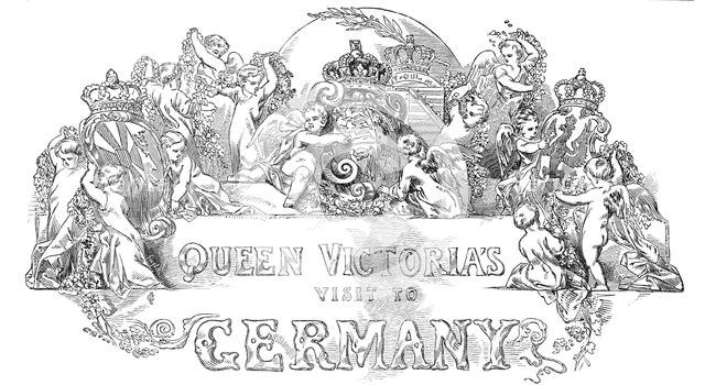 Queen Victoria's visit to Germany, 1845. Creator: Unknown.