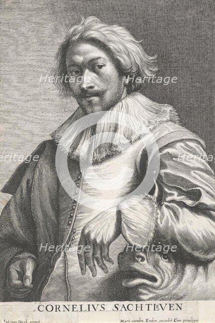 Cornelis Saftleven. From Icones principum virorum ('The Iconography'),  before 1641. Creator: Lucas Vorsterman.