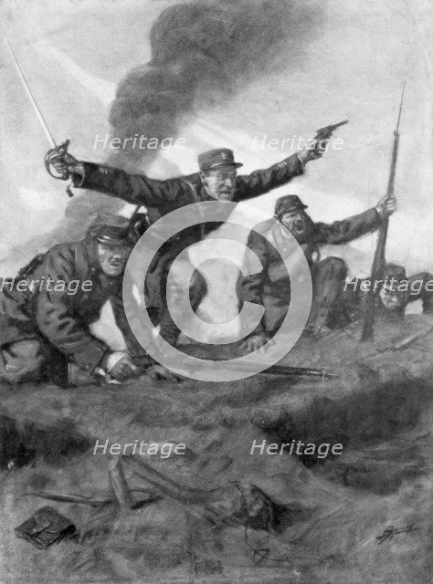 'Over the Top, 16 Febuary 1915', (1926).Artist: Lucien Jonas