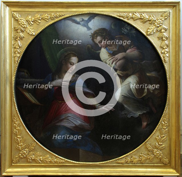 The Annunciation, 1570-1571. Artist: Vasari, Giorgio (1511-1574)