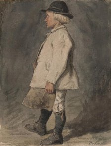 Boy in white shirt, 1865-1890. Creator: Carl Gustaf Hellqvist.
