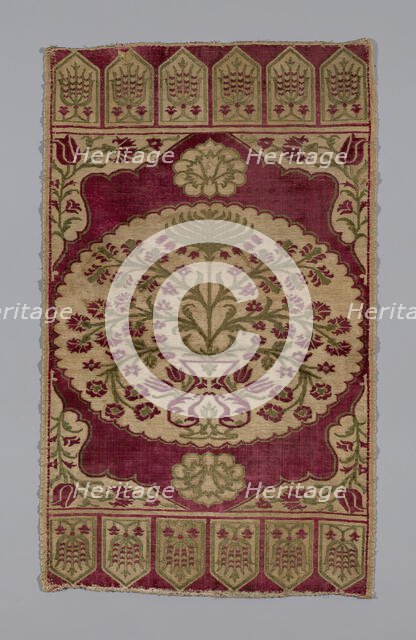 Cushion Cover, Turkey, 17th century. Creator: Unknown.