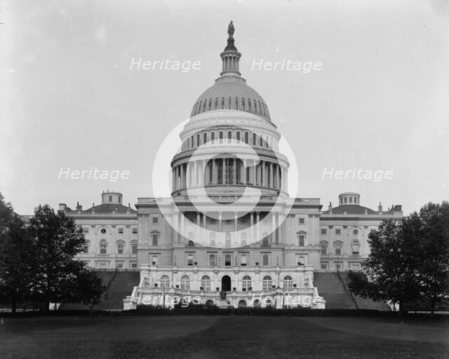 Capitol, Washington, D.C., The, between 1880 and 1897. Creator: William H. Jackson.