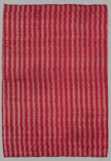 Fragment of Striped Panel, 1800s - early 1900s. Creator: Unknown.