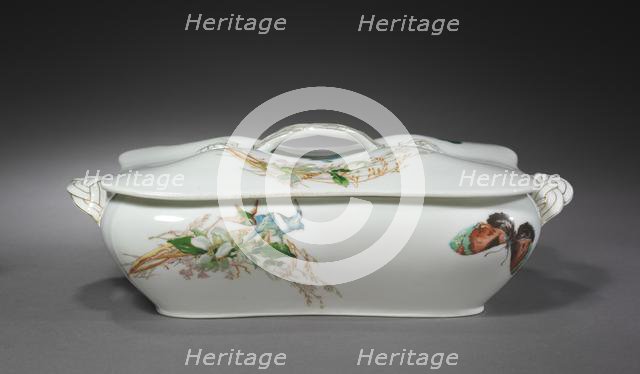 Entrée Dish, c. 1890-1910. Creator: Unknown.