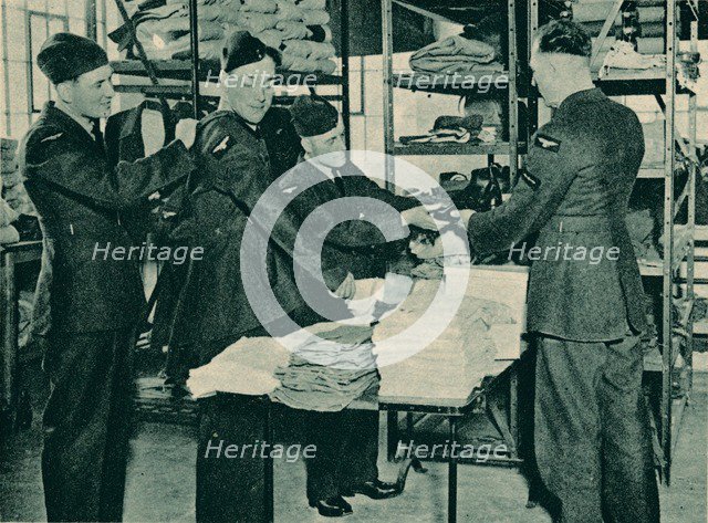 Issue of Equipment, 1940. Artist: Unknown