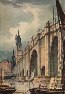 'London Bridge', 1893, (c1915). Artist: Unknown.