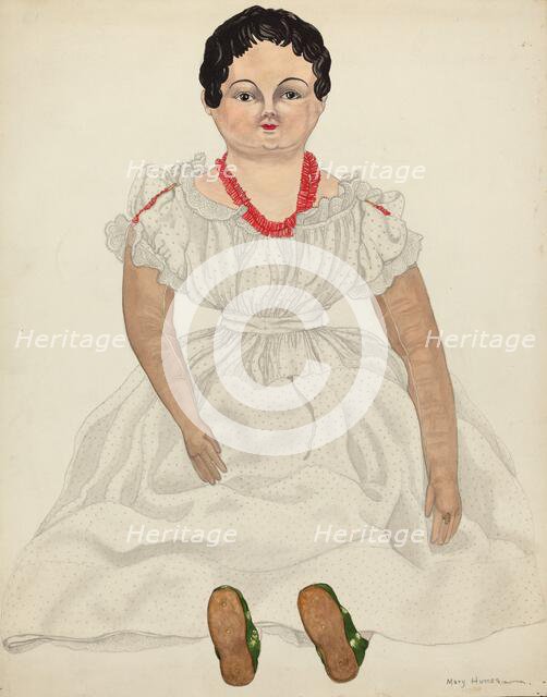 Doll: "Mary Scotia", 1935/1942. Creator: Mary E Humes.