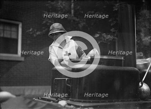 Mrs. George Barnett, Red Cross Luncheon, 1917. Creator: Harris & Ewing.
