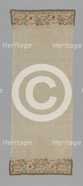 Towel or Napkin, Turkey, 19th century. Creator: Unknown.