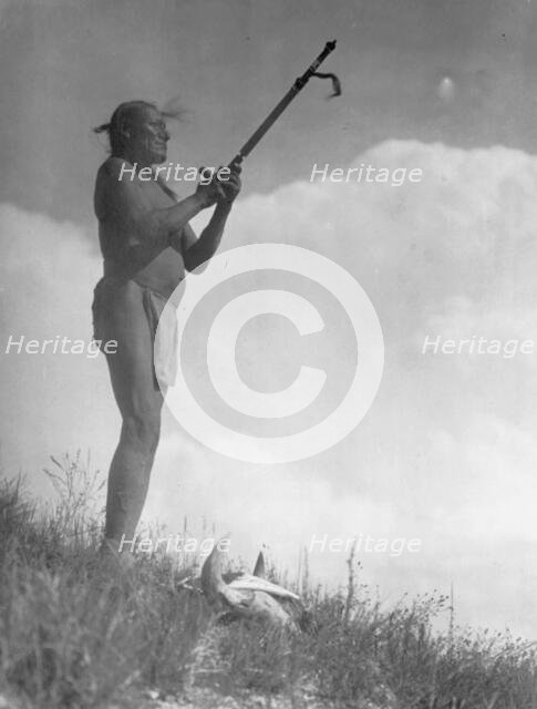 Prayer to the mystery, c1907. Creator: Edward Sheriff Curtis.