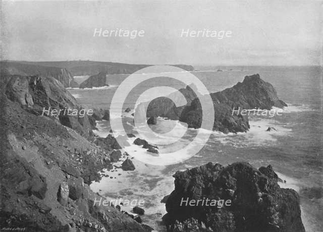 'Old Lizard Head and Kynance Cove', c1896. Artist: Frith & Co.