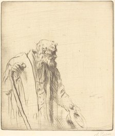 Beggar (Un mendiant). Creator: Alphonse Legros.