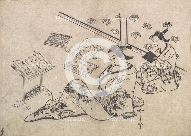 Print, early 18th century. Creator: Hishikawa Morofusa.