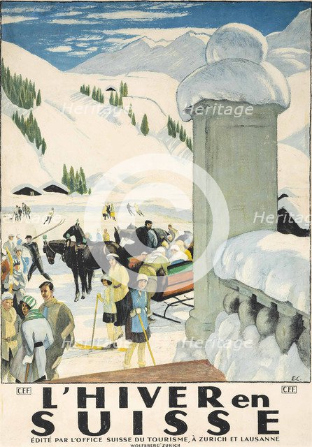 L'Hiver en Suisse, 1921.