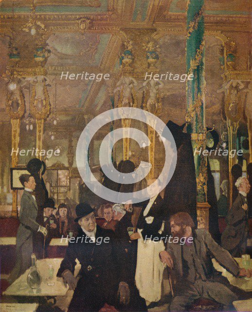'The Cafe Royal, London', 1912. Artist: William Newenham Montague Orpen.