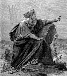 Moses, Old Testament prophet, c1860. Creator: Unknown.