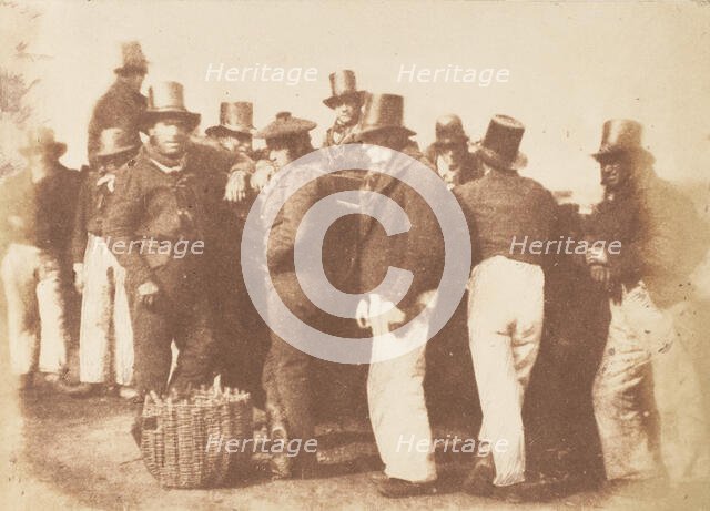 Newhaven Fishermen, 1843-47. Creators: David Octavius Hill, Robert Adamson, Hill & Adamson.
