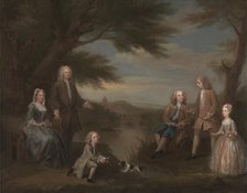 John and Elizabeth Jeffreys and Their Children, 1730. Creator: William Hogarth.