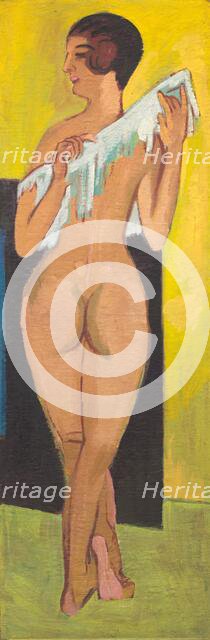 Nude Figure [reverse], 1907. Creator: Ernst Kirchner.