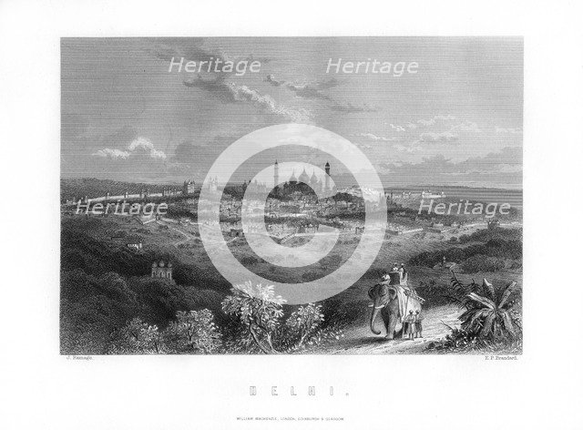 Delhi, India, 1893.Artist: Edward Paxman Brandard