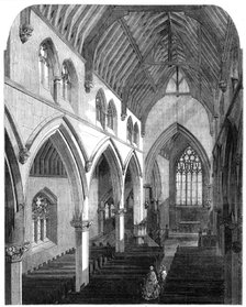 New church of St. Luke, Euston-Road, St. Pancras, 1861. Creator: Unknown.