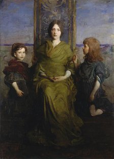 Virgin Enthroned, 1891. Creator: Abbott Handerson Thayer.