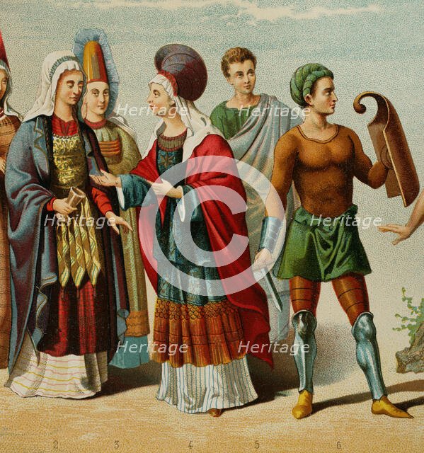 Phoenicians, Iberian Peninsula, Ancient History, (1877).  Creator: Unknown.