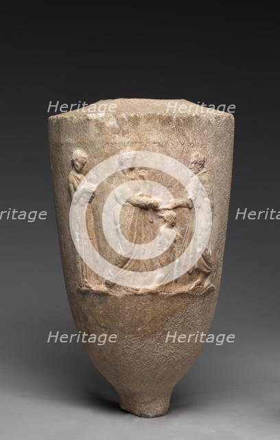 Gravestone in the Form of a Lekythos, 300s BC. Creator: Unknown.
