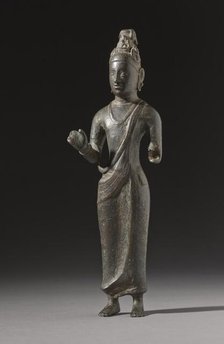 The Bodhisattva Avalokiteshvara (image 2 of 5), 8th-9th century. Creator: Unknown.