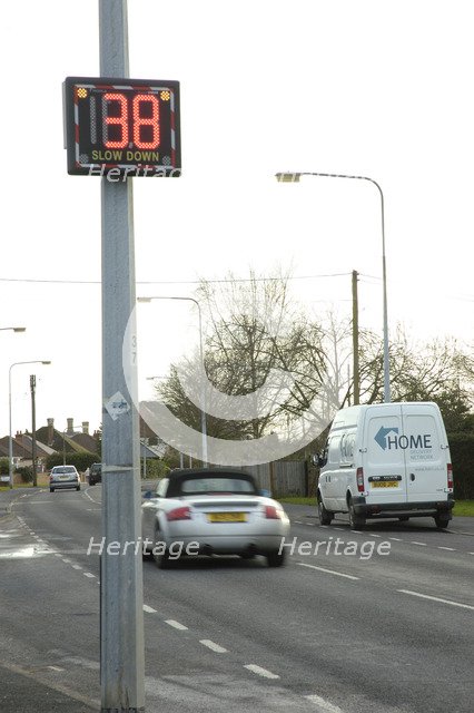 Traffic Speed indicator. Artist: Unknown.